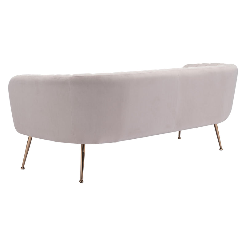 Zuo Deco Stationary Fabric Sofa 101853 IMAGE 5