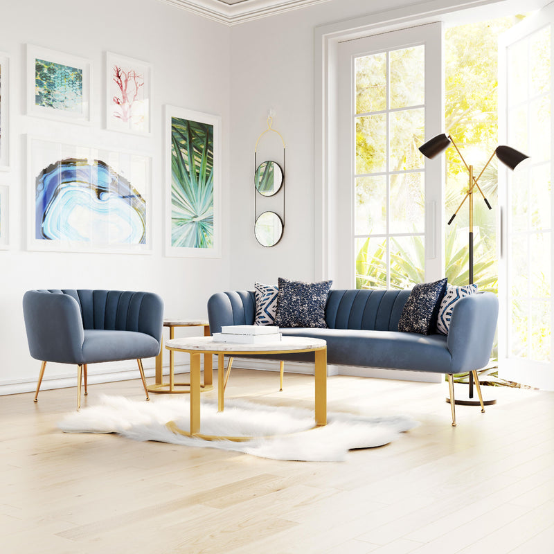 Zuo Deco 101854 Sofa - Grey IMAGE 9