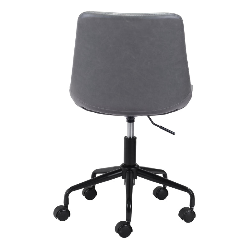 Zuo Byron 101781 Office Chair - Grey IMAGE 4