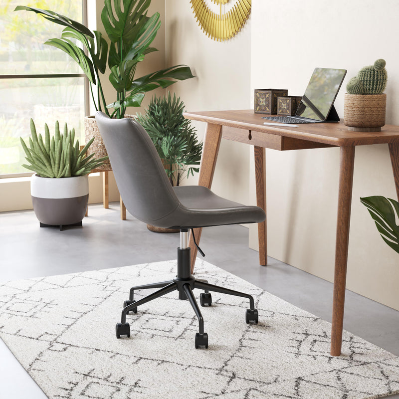 Zuo Byron 101781 Office Chair - Grey IMAGE 9