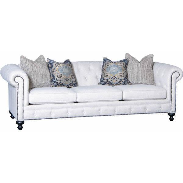 Mayo Furniture Stationary Fabric Sofa 8888F10 Sofa - Melody Ice IMAGE 1