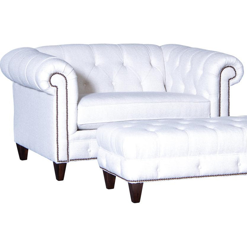 Mayo Furniture Stationary Fabric Chair 8888F40 Chair - Shadowfax Snow IMAGE 1