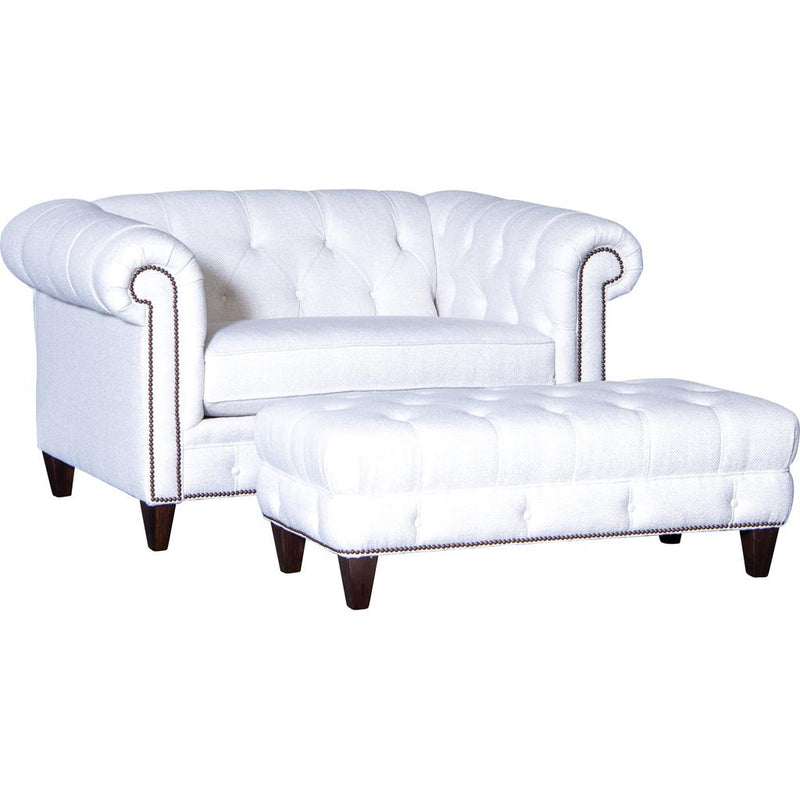 Mayo Furniture Stationary Fabric Chair 8888F40 Chair - Shadowfax Snow IMAGE 2