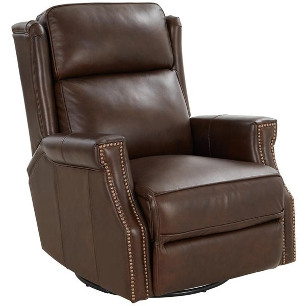 Barcalounger Brookmore Power Swivel Glider Leather Recliner 8PH-4000-5625-87 IMAGE 1