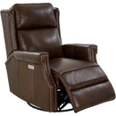 Barcalounger Brookmore Power Swivel Glider Leather Recliner 8PH-4000-5625-87 IMAGE 2