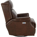 Barcalounger Brookmore Power Swivel Glider Leather Recliner 8PH-4000-5625-87 IMAGE 3
