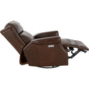 Barcalounger Brookmore Power Swivel Glider Leather Recliner 8PH-4000-5625-87 IMAGE 4