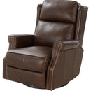 Barcalounger Brookmore Power Swivel Glider Leather Recliner 8PH-4000-5625-87 IMAGE 5