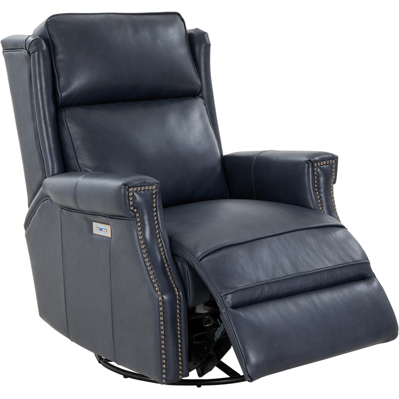 Barcalounger Brookmore Power Swivel Glider Leather Recliner 8PH-4000-5708-45 IMAGE 2