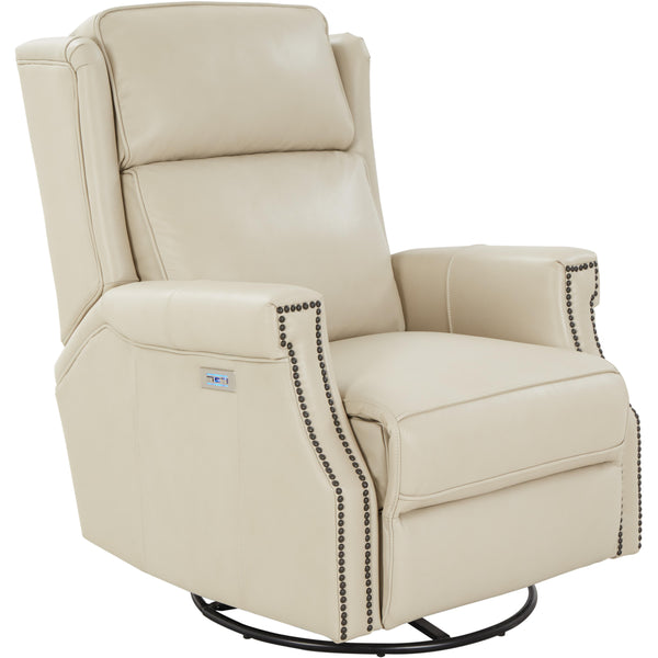Barcalounger Brookmore Power Swivel Glider Leather Recliner 8PH-4000-5708-81 IMAGE 1