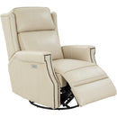 Barcalounger Brookmore Power Swivel Glider Leather Recliner 8PH-4000-5708-81 IMAGE 2