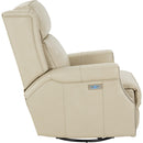 Barcalounger Brookmore Power Swivel Glider Leather Recliner 8PH-4000-5708-81 IMAGE 4