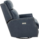 Barcalounger Cavill Power Swivel Glider Leather Recliner 8PH-4003-5708-45 IMAGE 4
