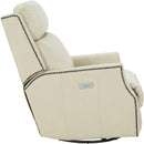 Barcalounger Cavill Power Swivel Glider Leather Recliner 8PH-4003-5708-81 IMAGE 3