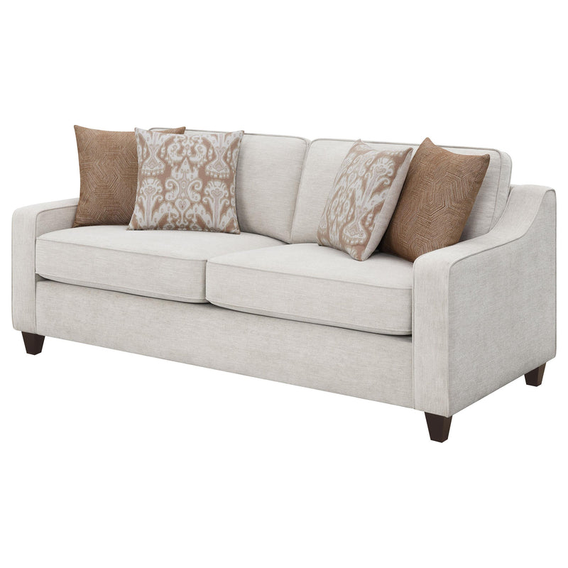 Coaster Furniture Christine Stationary Fabric Sofa 552061 IMAGE 3