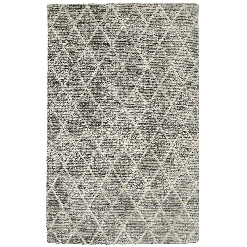 Classic Home Diamond 3003090 Looped Wool Gray IMAGE 1