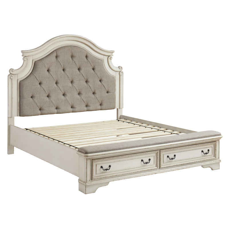 Signature Design by Ashley Realyn King Upholstered Platform Bed B743-58/B743-56S/B743-197 IMAGE 4