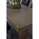 Classic Home Caleb Counter Height Dining Table with Trestle Base 51030593 IMAGE 5