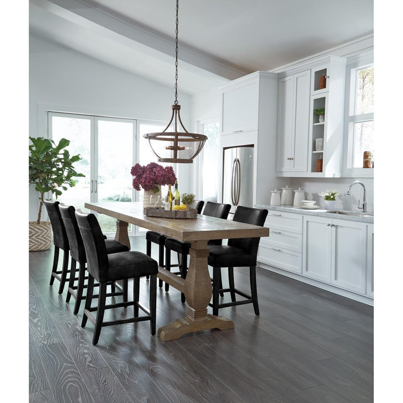 Classic Home Caleb Counter Height Dining Table with Trestle Base 51030593 IMAGE 6
