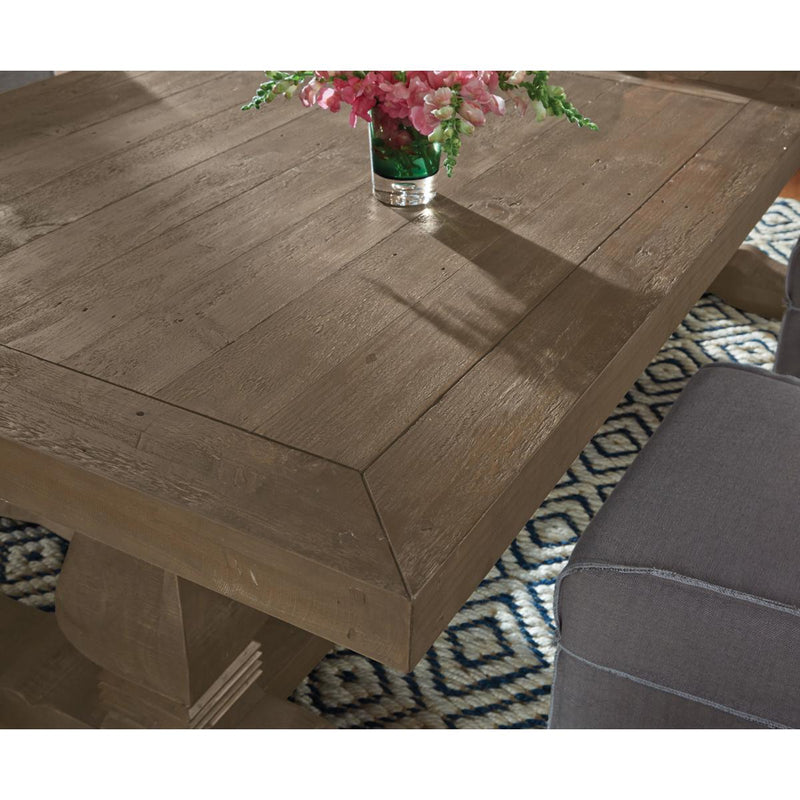 Classic Home Caleb Dining Table with Trestle Base 51030594 IMAGE 3