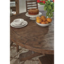 Classic Home Round Caleb Dining Table with Pedestal Base 51030183 IMAGE 3