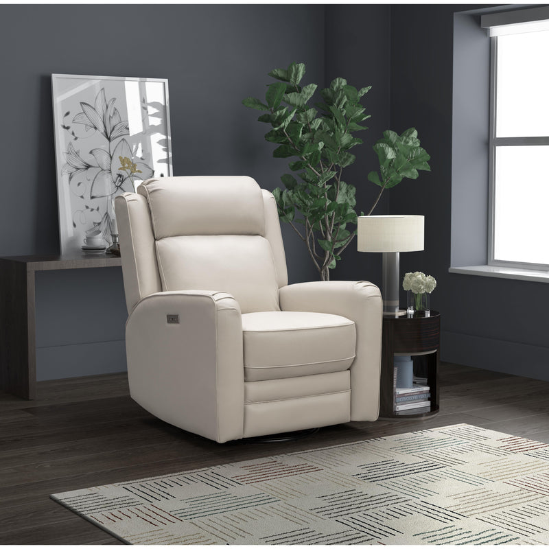 Barcalounger Kennedy Power Swivel Glider Leather Match Recliner 8PH-3757-3726-82 IMAGE 13