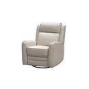 Barcalounger Kennedy Power Swivel Glider Leather Match Recliner 8PH-3757-3726-82 IMAGE 3