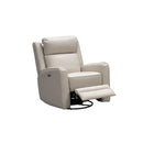 Barcalounger Kennedy Power Swivel Glider Leather Match Recliner 8PH-3757-3726-82 IMAGE 4