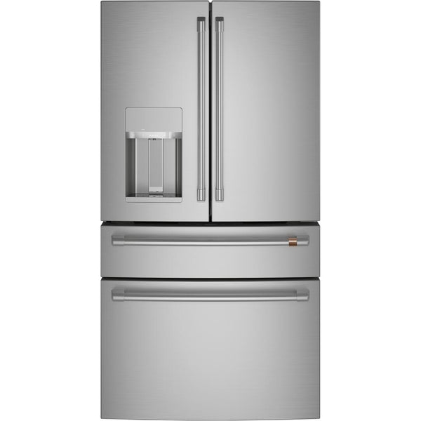 Café 36-inch, 22.3 cu.ft. Counter-Depth French 4-Door Refrigerator with Wi-Fi CXE22DP2PS1 IMAGE 1