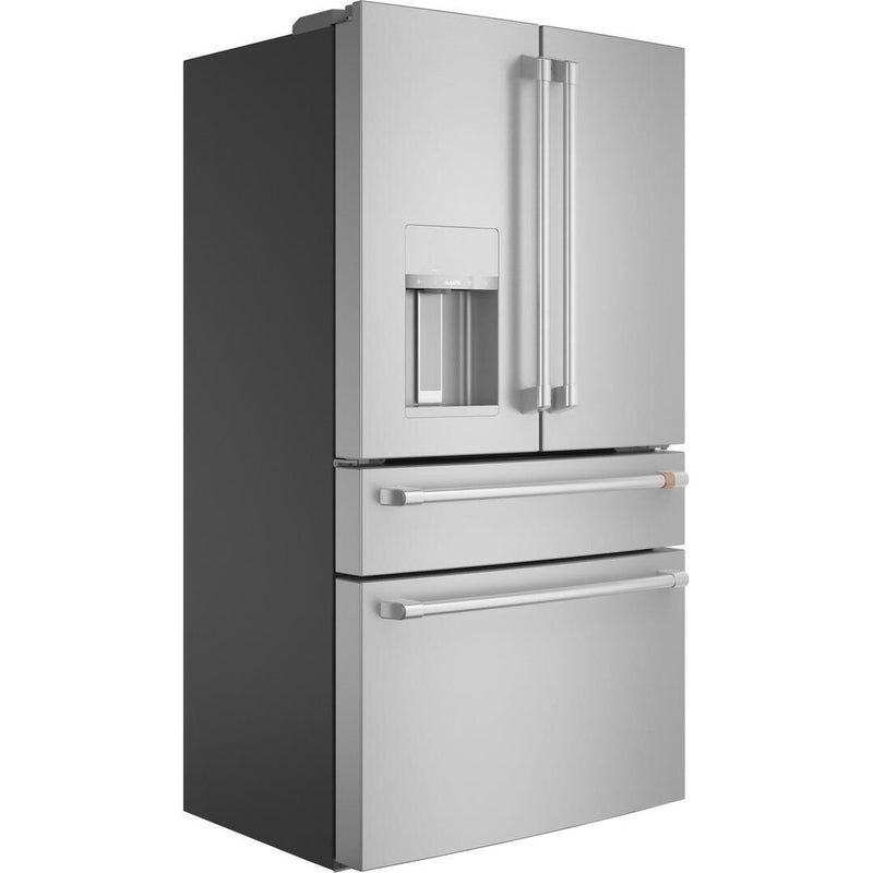 Café 36-inch, 22.3 cu.ft. Counter-Depth French 4-Door Refrigerator with Wi-Fi CXE22DP2PS1 IMAGE 2