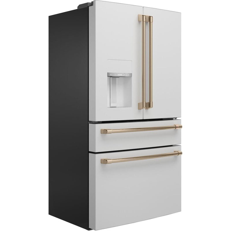 Café 36-inch, 22.3 cu.ft. Counter-Depth French 4-Door Refrigerator with Wi-Fi CXE22DP4PW2 IMAGE 2
