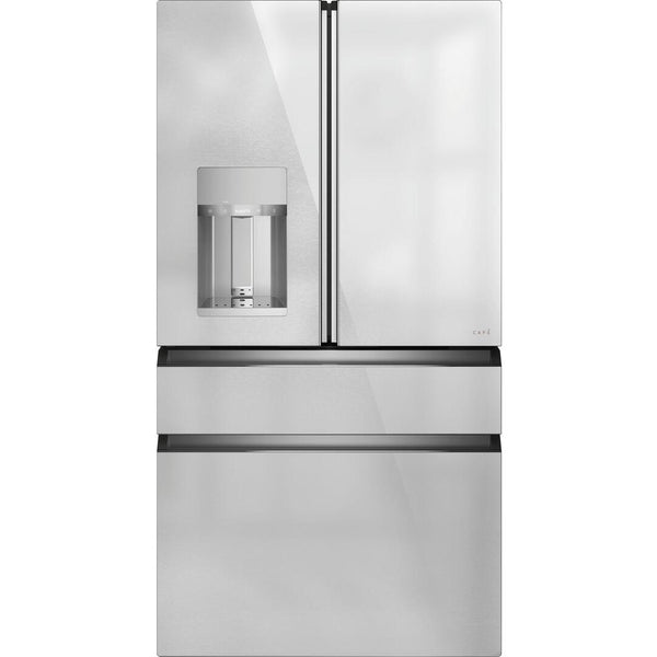 Café 36-inch, 22.3 cu.ft. Counter-Depth French 4-Door Refrigerator with Wi-Fi CXE22DM5PS5 IMAGE 1