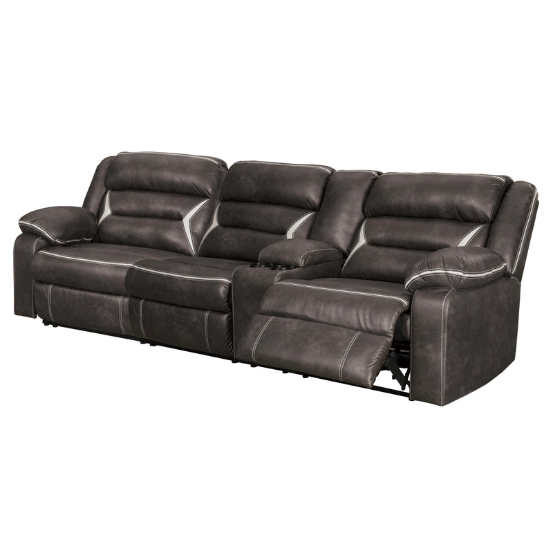  Signature Design by Ashley Kincord 13104S1 2 pc Power Reclining Sectional IMAGE 1