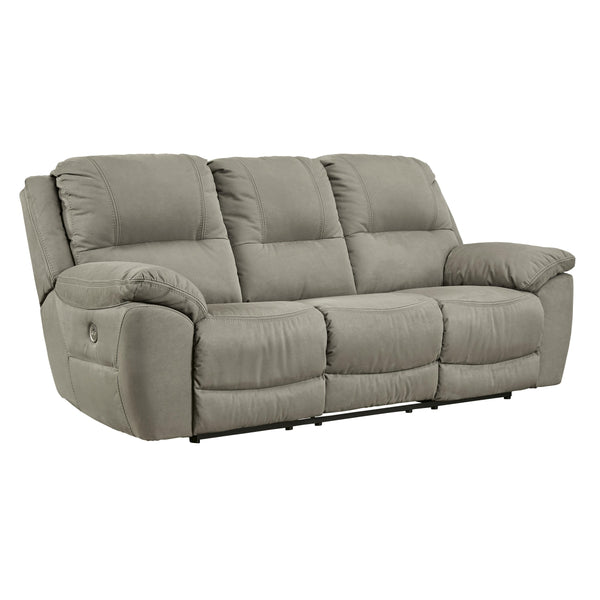 Signature Design by Ashley Next-Gen Gaucho Power Reclining Leather Look Sofa 5420387 IMAGE 1