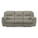Signature Design by Ashley Next-Gen Gaucho Power Reclining Leather Look Sofa 5420387 IMAGE 3