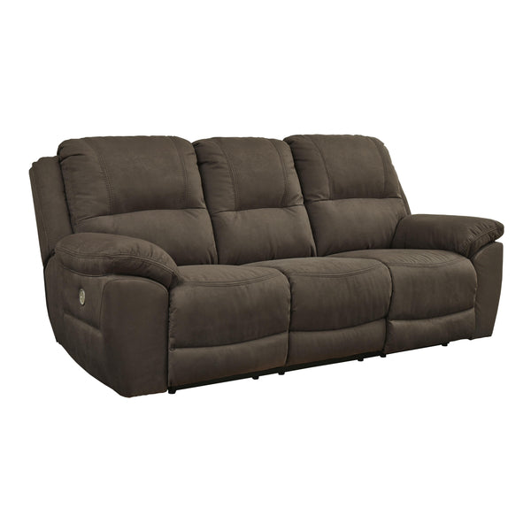 Signature Design by Ashley Next-Gen Gaucho Power Reclining Leather Look Sofa 5420487 IMAGE 1