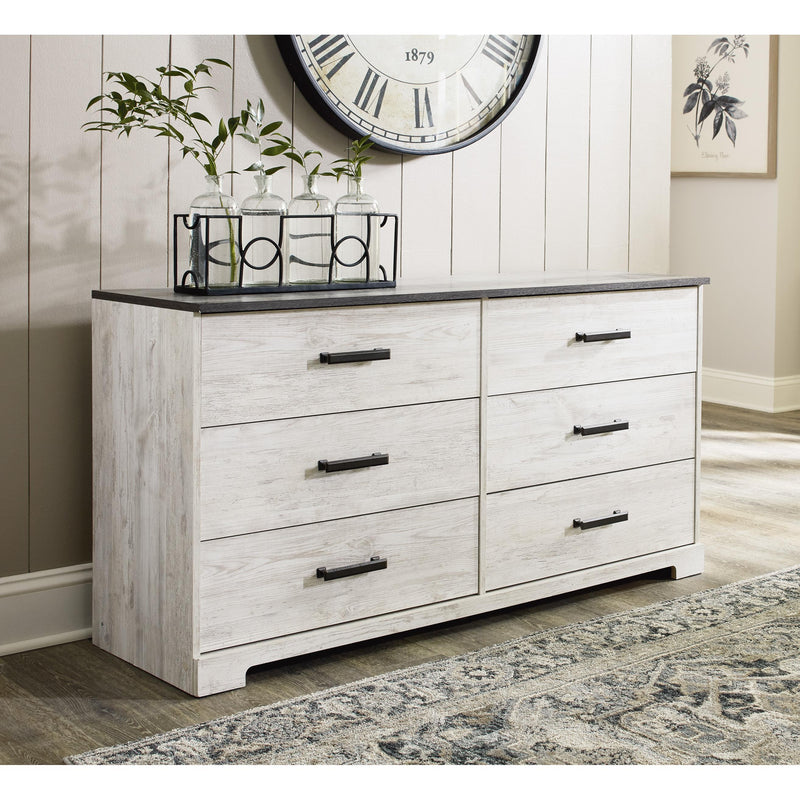  Signature Design by Ashley Shawburn EB4121-231 Six Drawer Dresser IMAGE 5