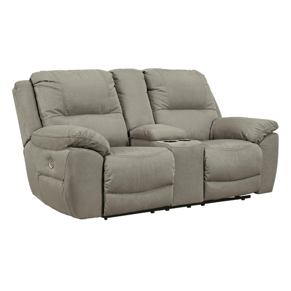 Signature Design by Ashley Next-Gen Gaucho Power Reclining Leather Look Loveseat 5420396 IMAGE 1