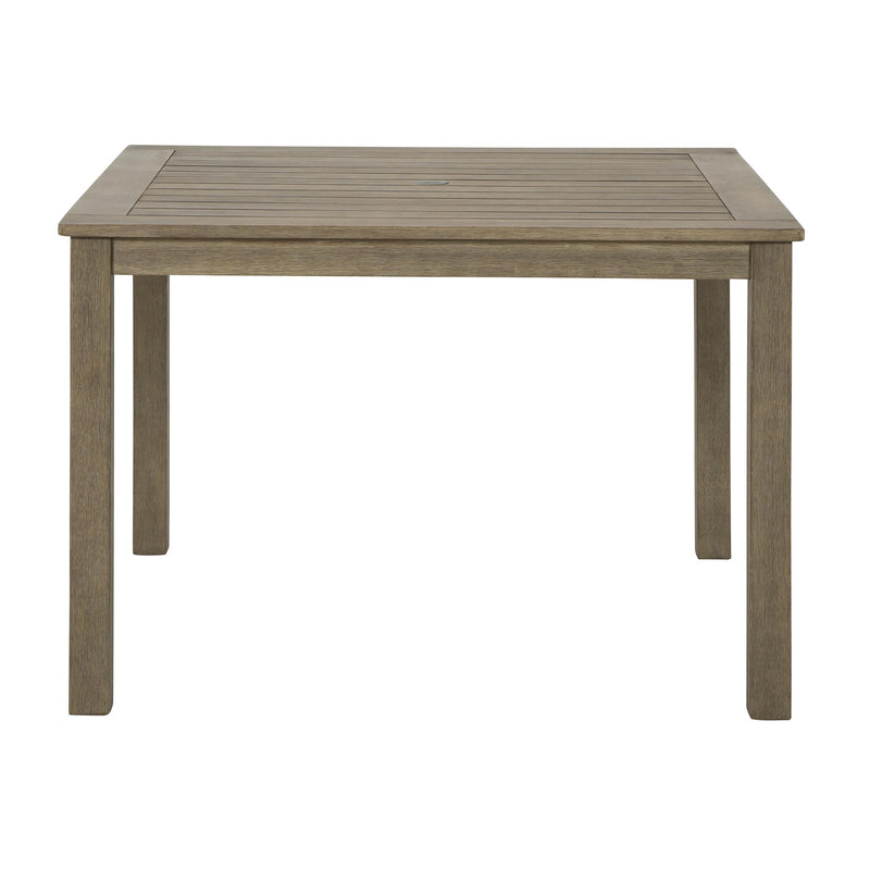  Signature Design by Ashley Aria Plains P359-615 Square Dining Table with Umbrella Option IMAGE 2