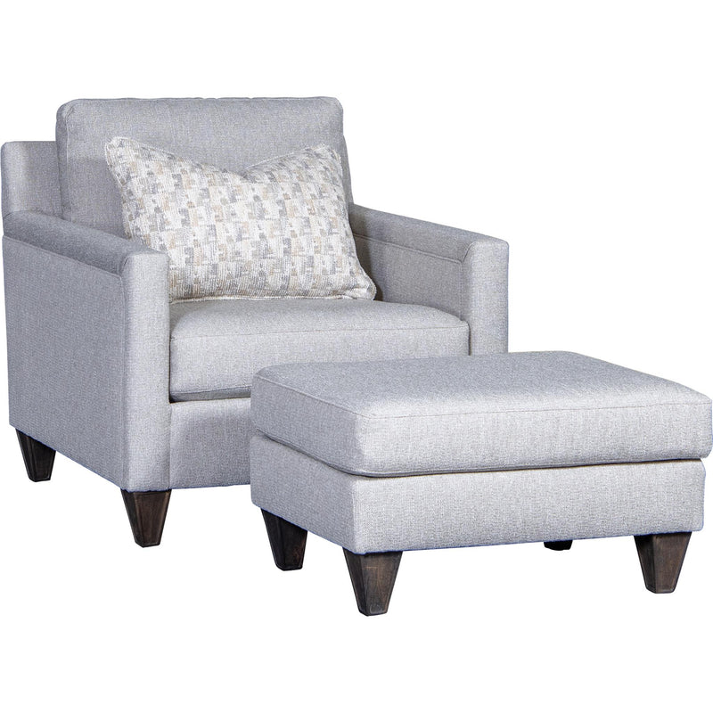 Mayo Furniture Stationary Fabric Chair 1012F40 Chair - Zenith Linen IMAGE 1