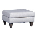 Mayo Furniture Fabric Ottoman 1012F50 Ottoman - Zenith Linen IMAGE 1
