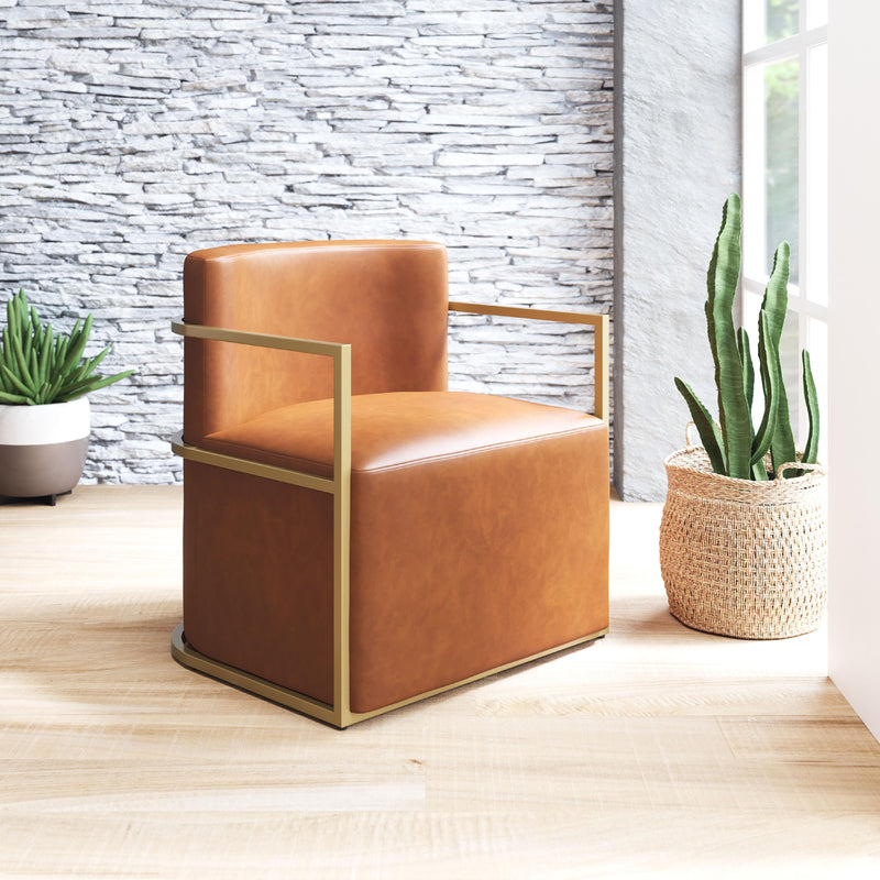 Zuo Xander Stationary Polyurethane Accent Chair 102053 IMAGE 8