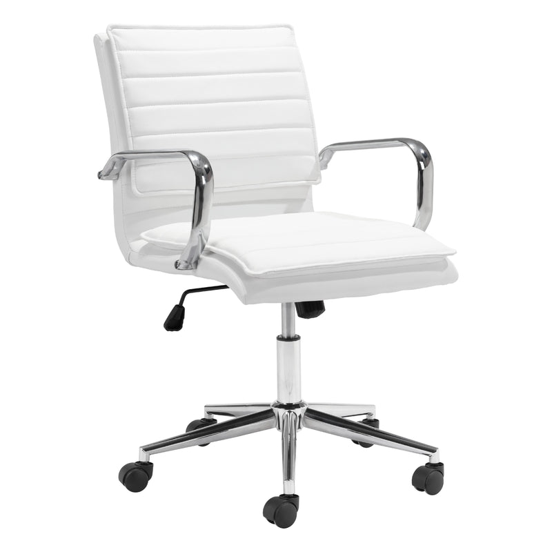 Zuo Partner 109006 Office Chair - White IMAGE 1