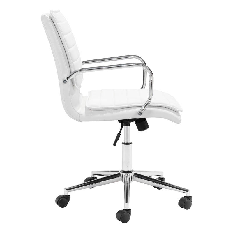 Zuo Partner 109006 Office Chair - White IMAGE 2