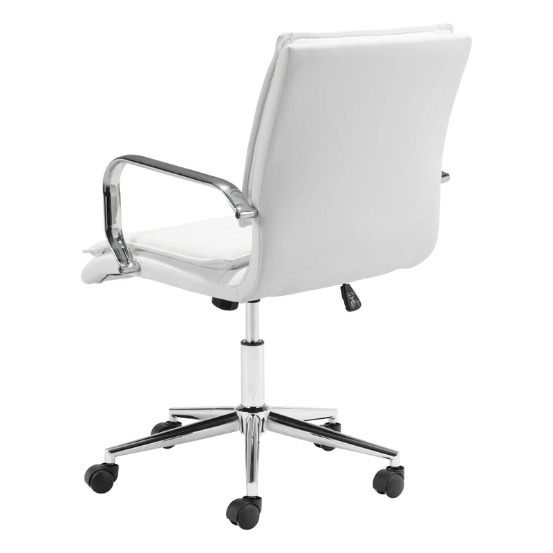 Zuo Partner 109006 Office Chair - White IMAGE 5