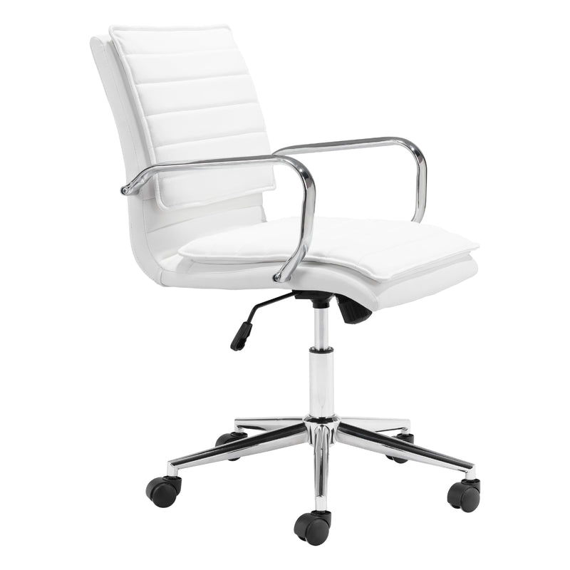 Zuo Partner 109006 Office Chair - White IMAGE 6