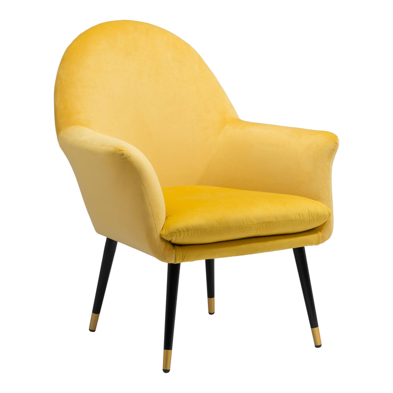 Zuo Alexandria 109047 Accent Chair - Yellow IMAGE 1
