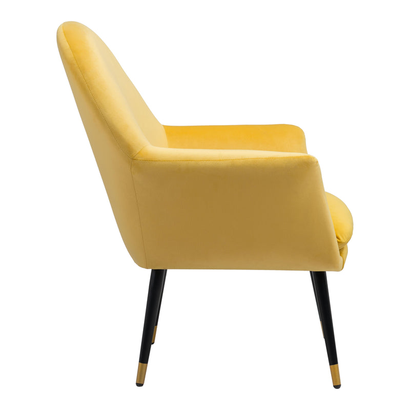 Zuo Alexandria 109047 Accent Chair - Yellow IMAGE 2