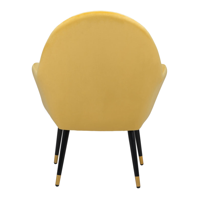 Zuo Alexandria 109047 Accent Chair - Yellow IMAGE 4