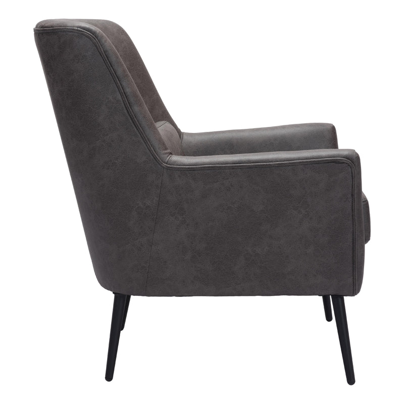 Zuo Ontario 109050 Accent Chair - Vintage Black IMAGE 2